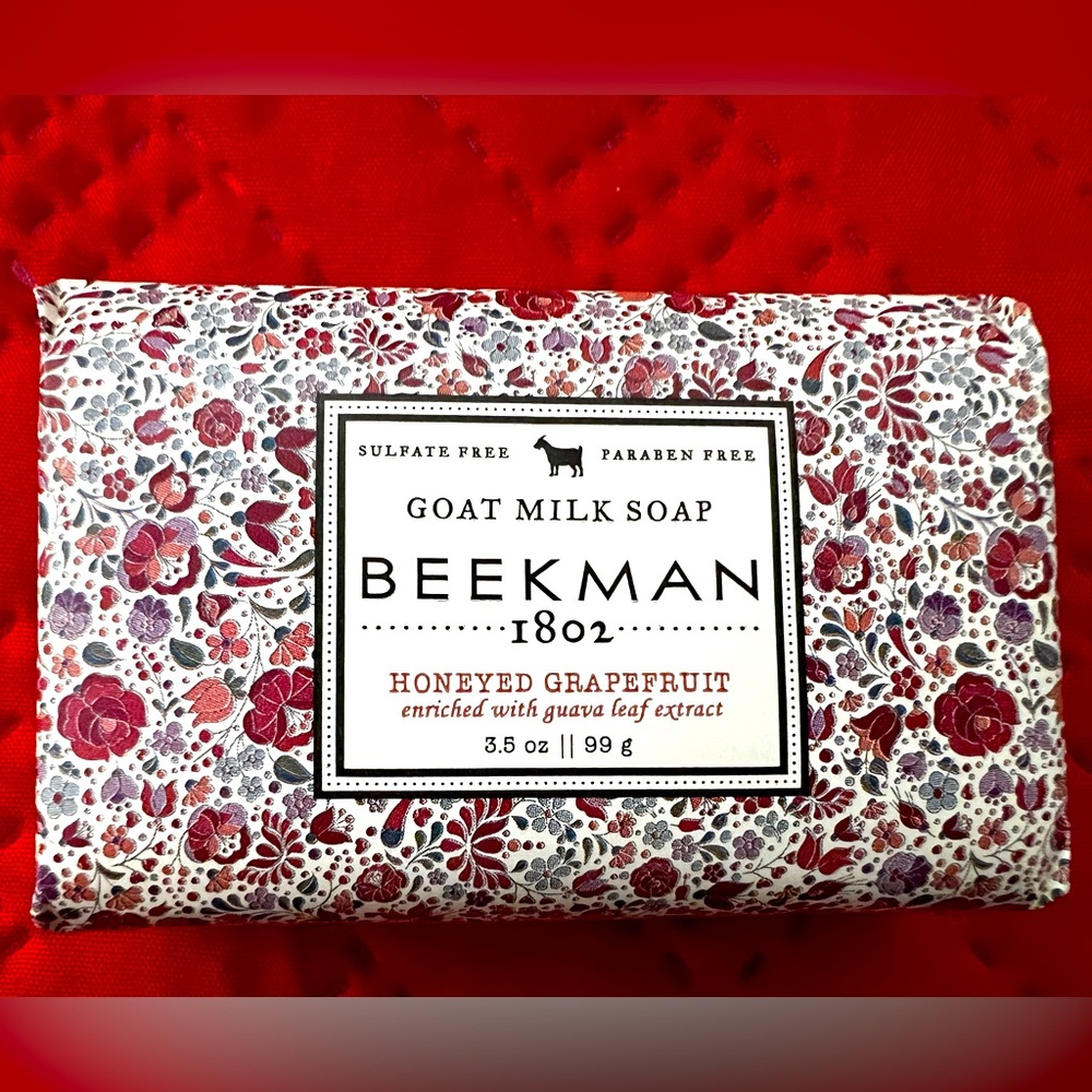 Beekman Goat Milk Soap in Honeyed Grapefruit Set of 3 - 3.5 ounce bars